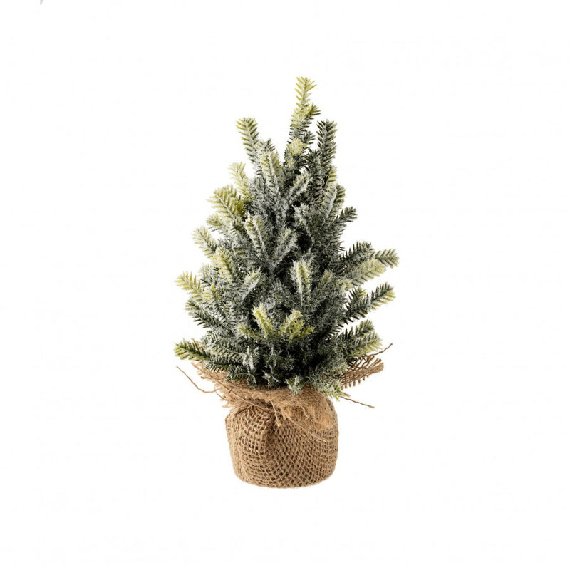 Faux Frosted Pine Tabletop Tree - M